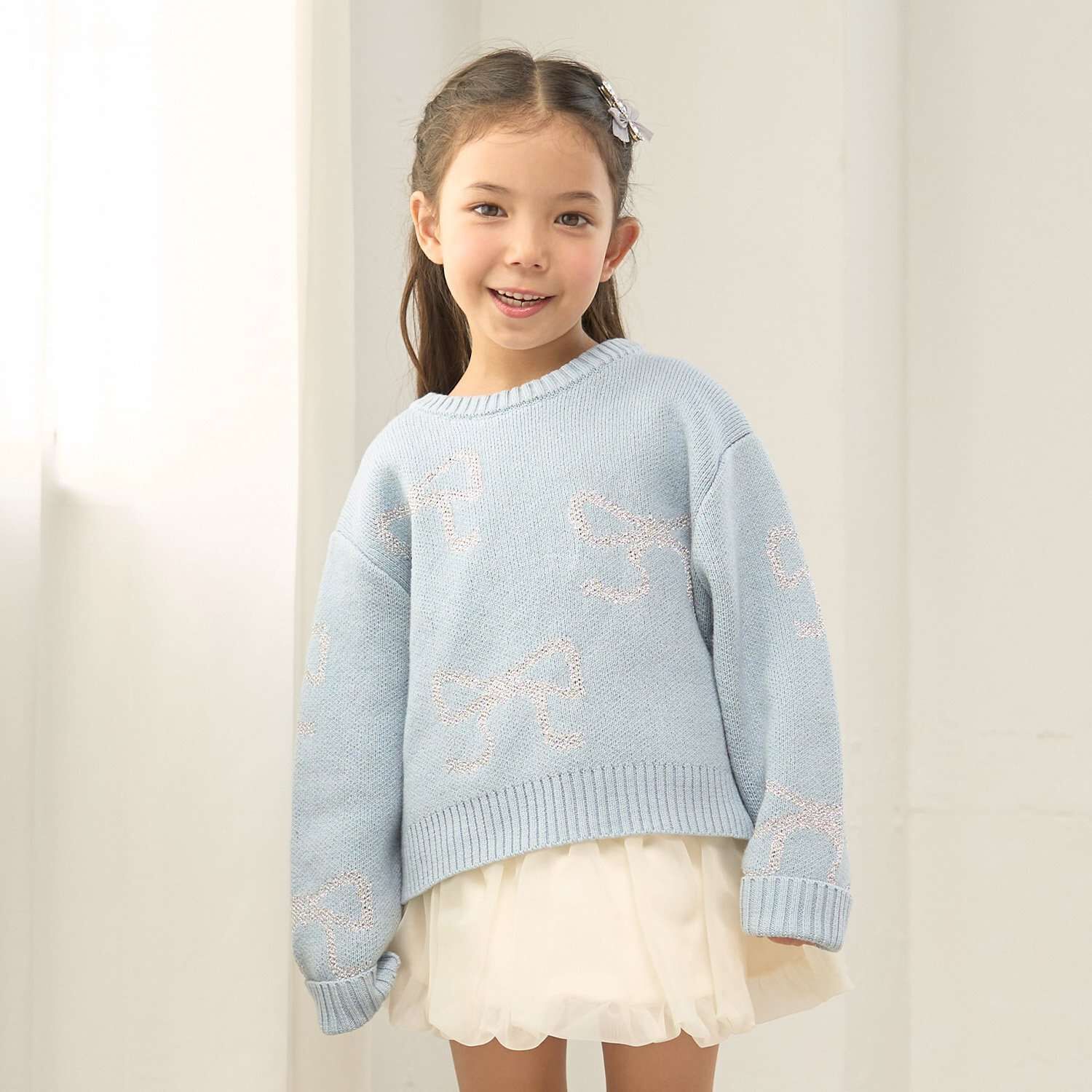 Short Lame Ribbon Sweater | Narumiya Official Global Online Store