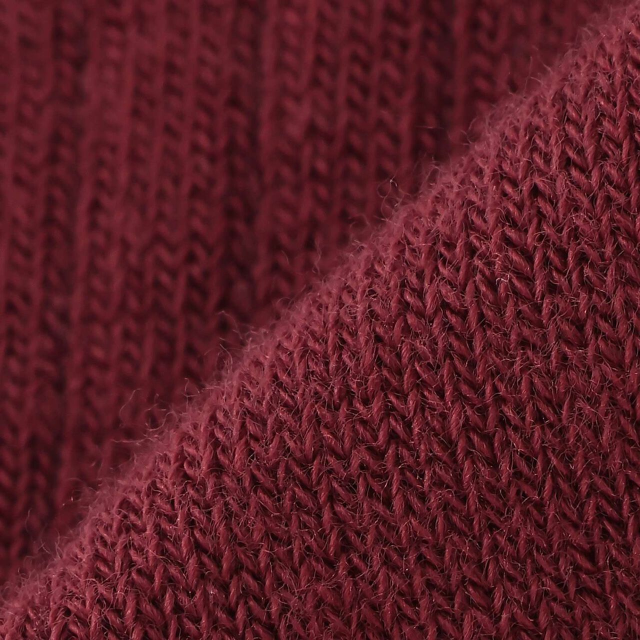 Ribbon Embroidery Crew Socks,Wine, large image number 1