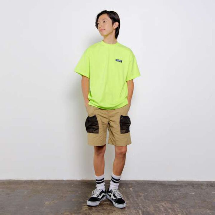 Water-Resistant Nylon Gear Shorts,Beige, medium image number 6