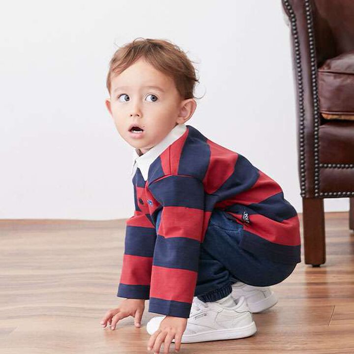 Polo Rugby Long Sleeve Shirt,Green, medium image number 1