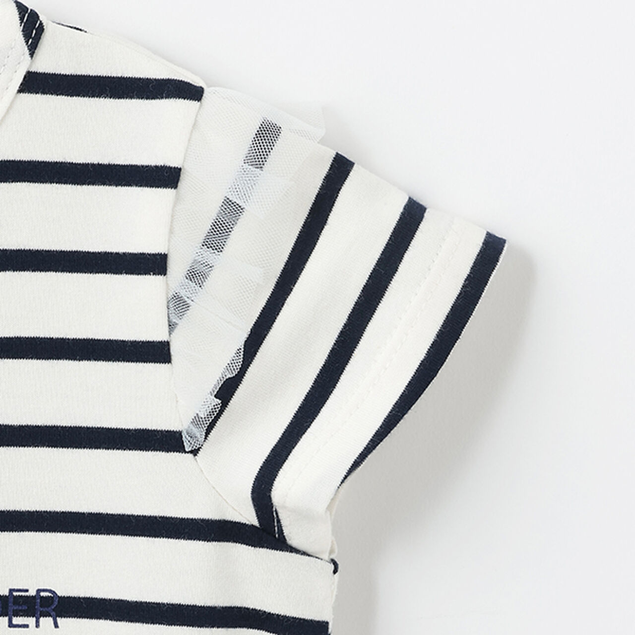 Liberty Appliqu&eacute; Bear Short All-in-One,Navy, large image number 6