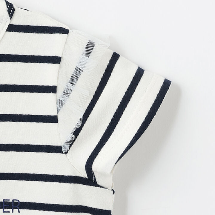 Liberty Appliqu&eacute; Bear Short All-in-One,Navy, medium image number 6