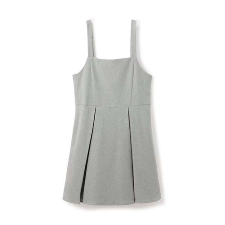 [Graduation Attire] Tuck Flare Jumper Skirt,Light beige, medium image number 6