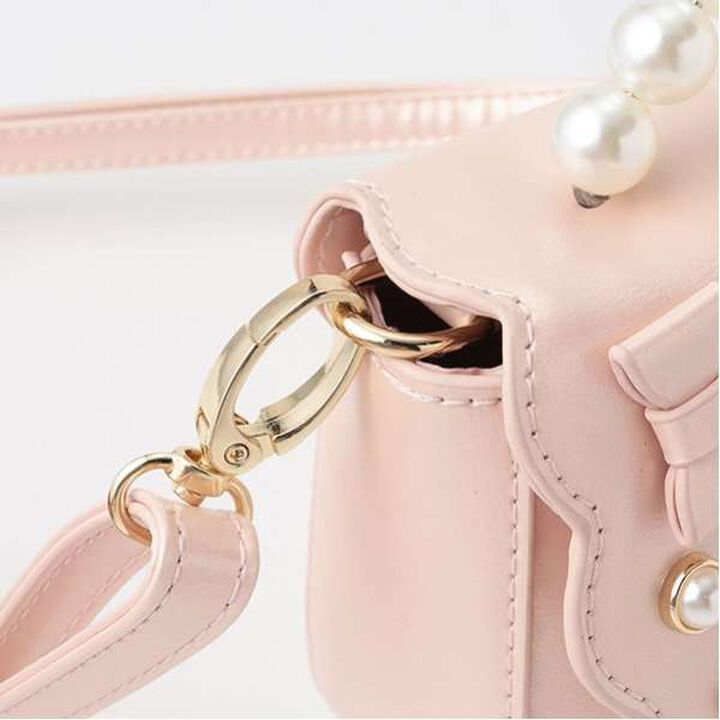 Pearl Handbag,Silver, medium image number 10