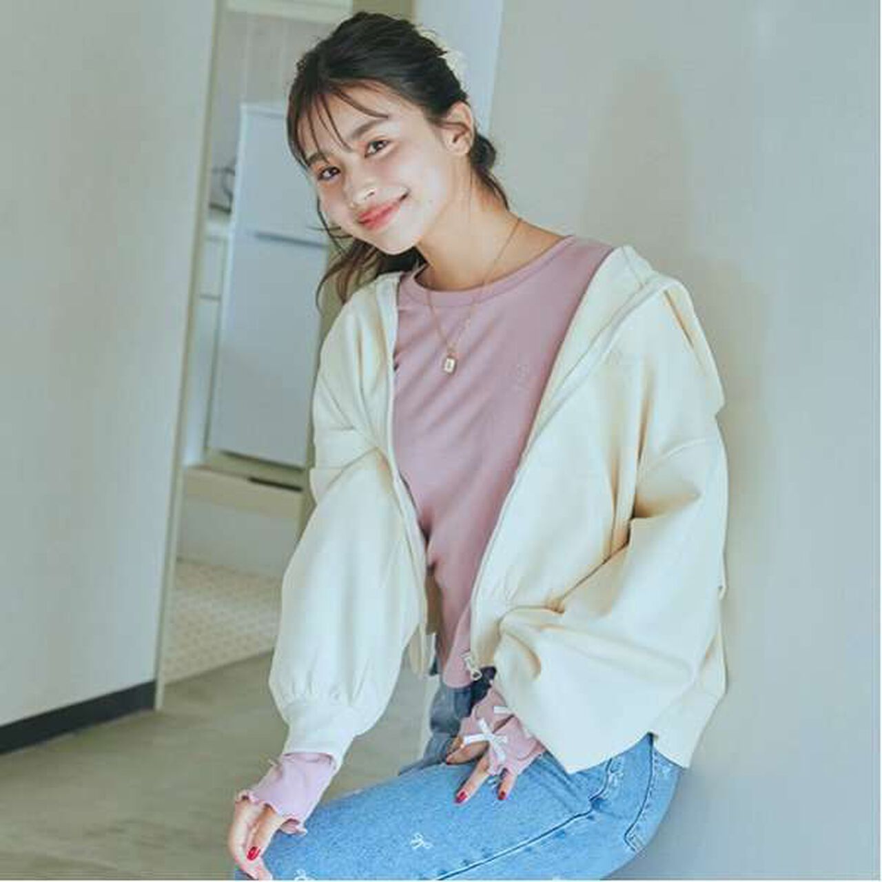 Cardboard ZIP Parka,Black, large image number 10