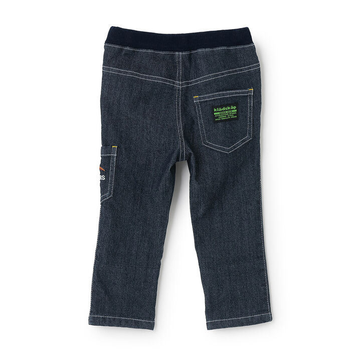 Dinosaur Long-Length Straight Pants,Navy, medium image number 1