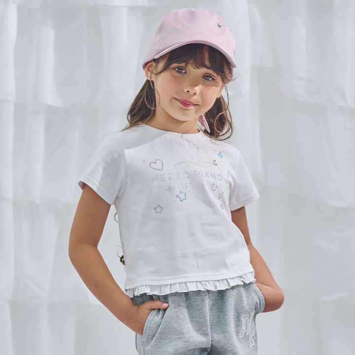 Sparkling Logo Cap [Cool Touch & UV Protection],Light pink, medium image number 1