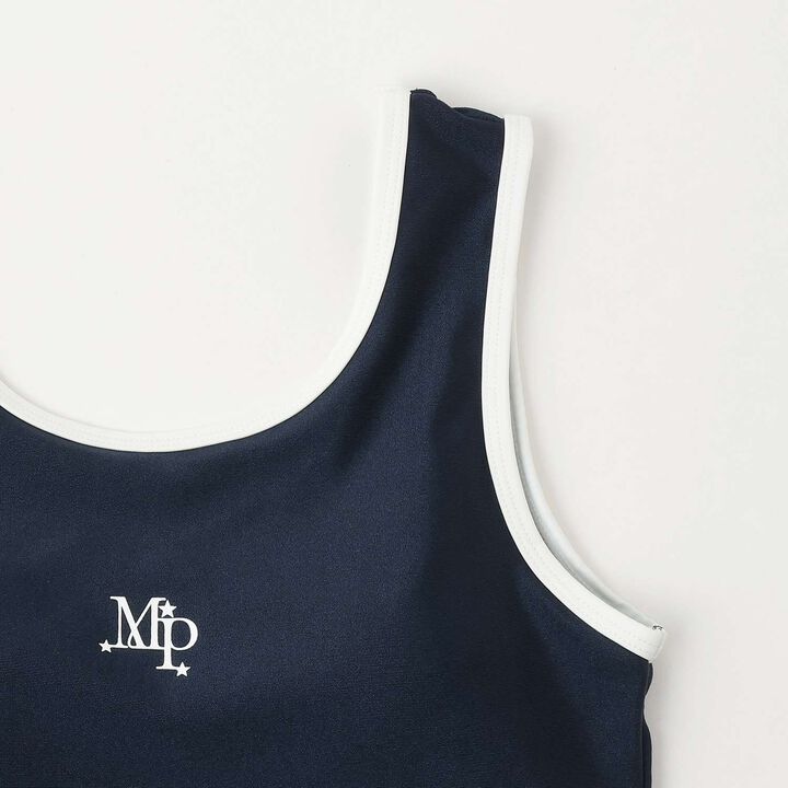 [SWIM] School-Approved Swimwear Set with T-Shirt,Navy, medium image number 8