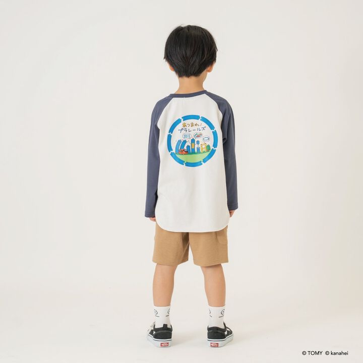 Gather! Plarails - Rails Jokers / One-Point Raglan T-Shirt,Navy, medium image number 14