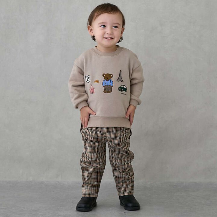 Parent-Child Matching Ribbon Jumper Skirt,Gray, medium image number 6