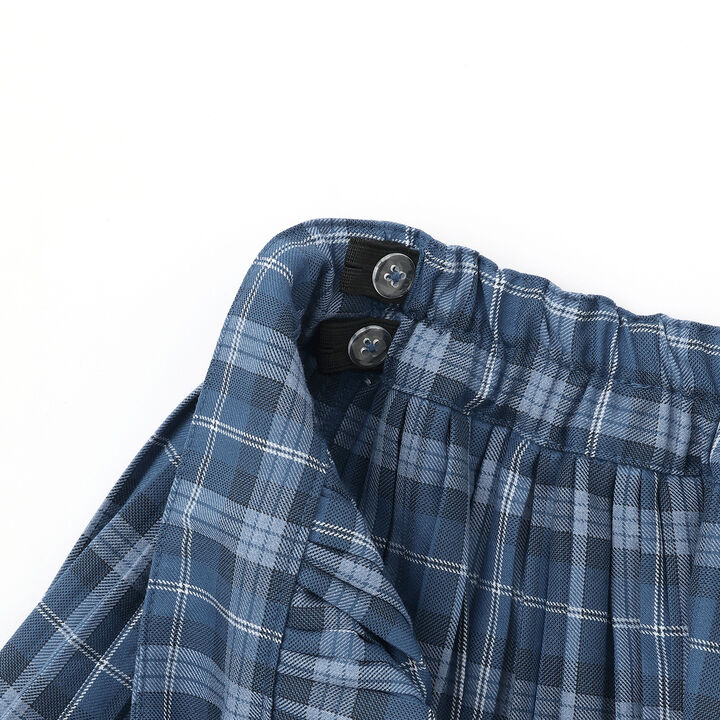 Graduation Attire Pleated Skirt-Pants,Blue, medium image number 4