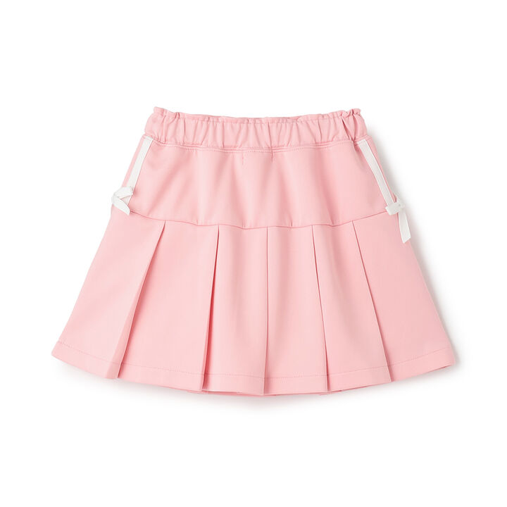 [Cool Touch] Ribbon Line Tuck Skirt with Inner Shorts,Turquoise, medium image number 9