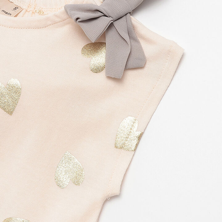 Cool Touch Foil Heart Cut Tunic,Navy, medium image number 3