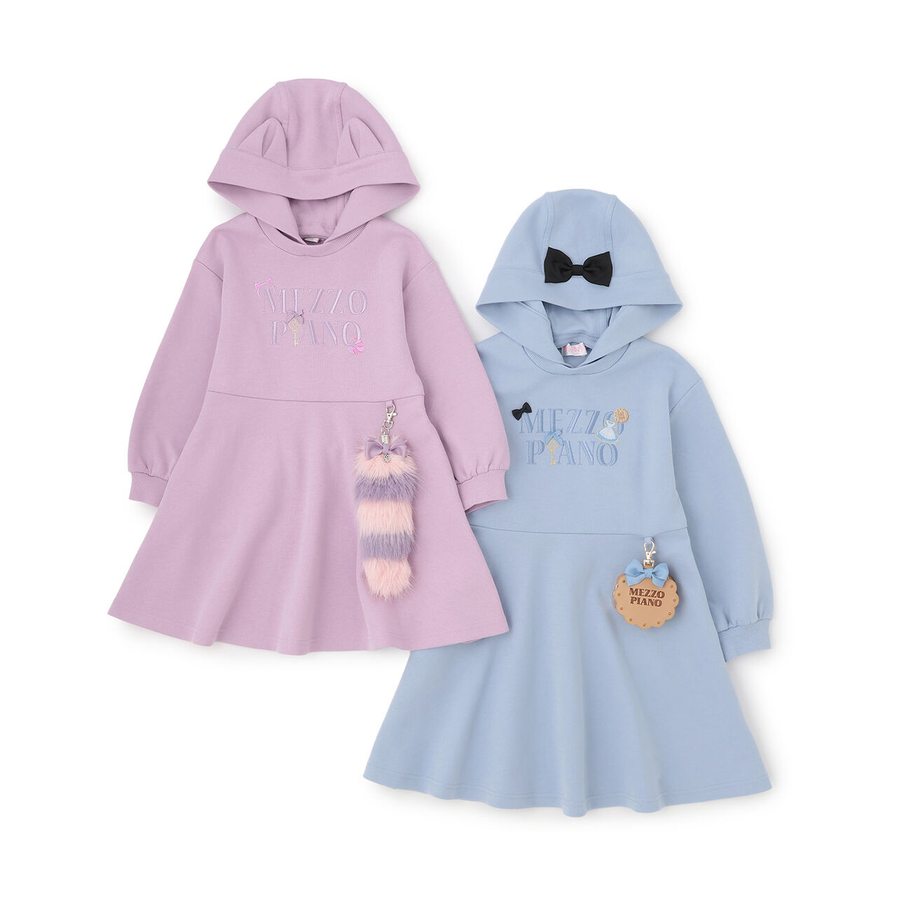 Wonderland Parka One-Piece Dress,Sax blue, large image number 6