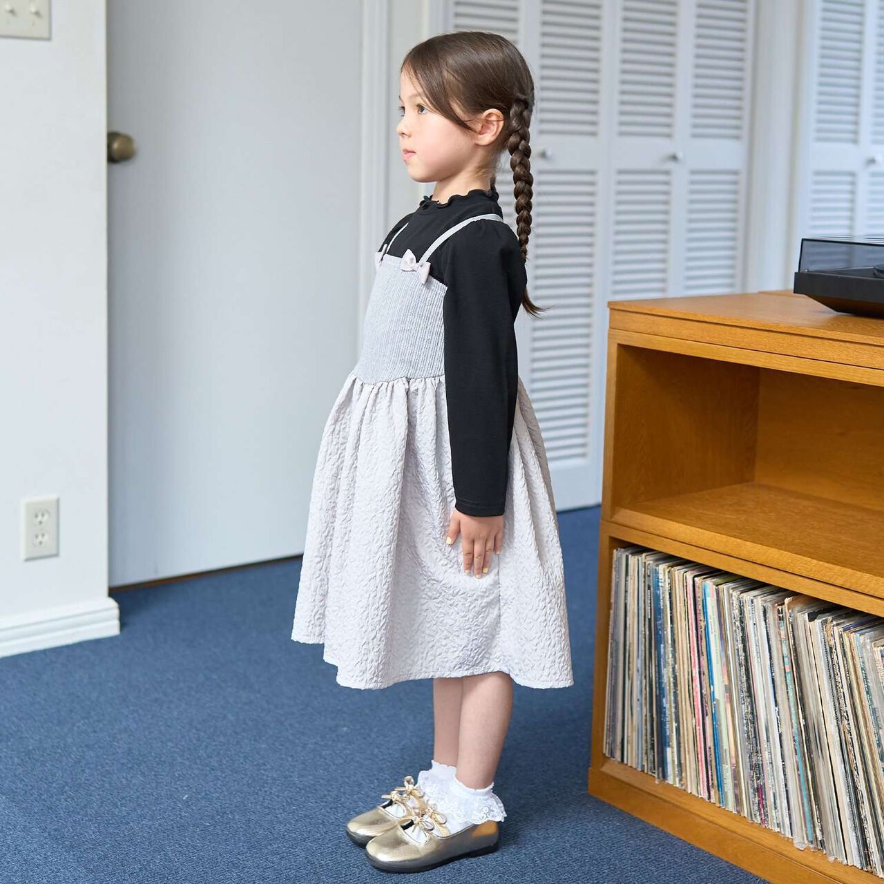 Halloween Jersey Knit Top & Camisole Dress Set,Black, large image number 27