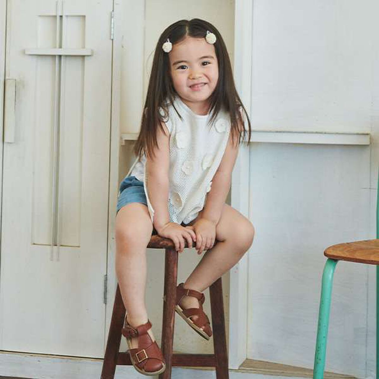 Floral Mesh Tank Top,Ivory, large image number 1