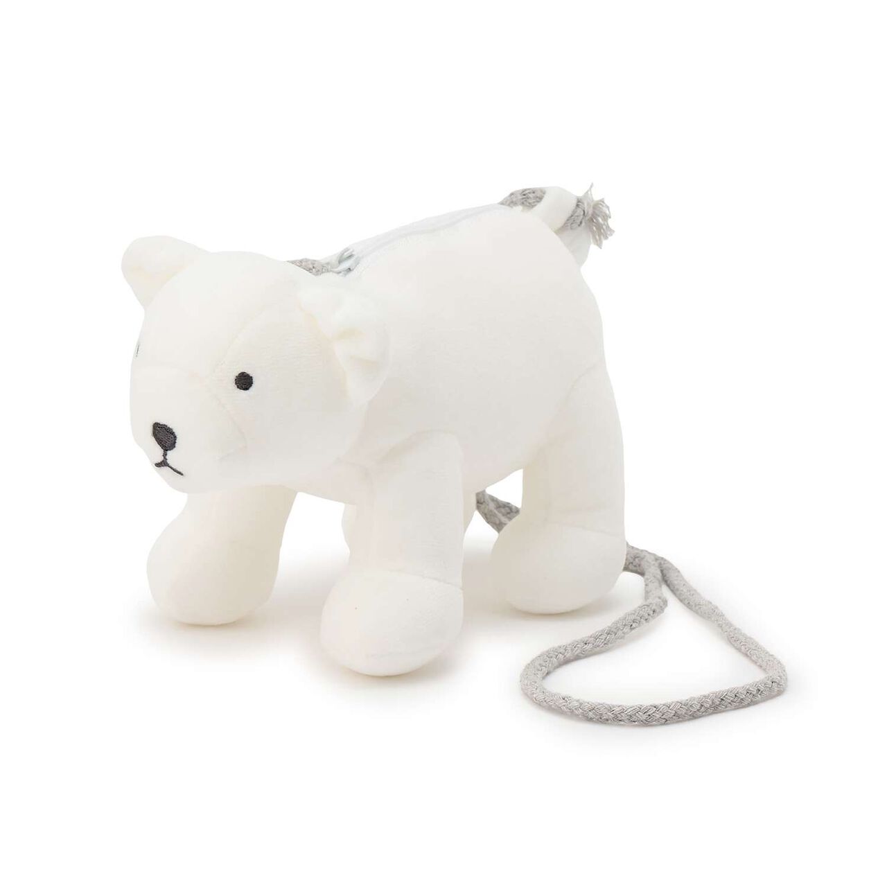 Marine Plush Mini Shoulder Bag,Off white, large image number 0