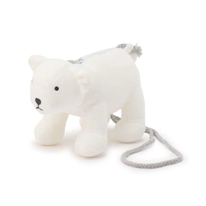 Marine Plush Mini Shoulder Bag,Off white, medium image number 0