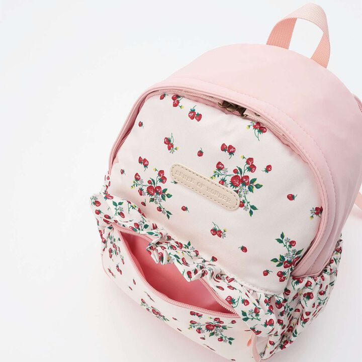 Wild Strawberry Frill Backpack [Water Repellent],Red, medium image number 7