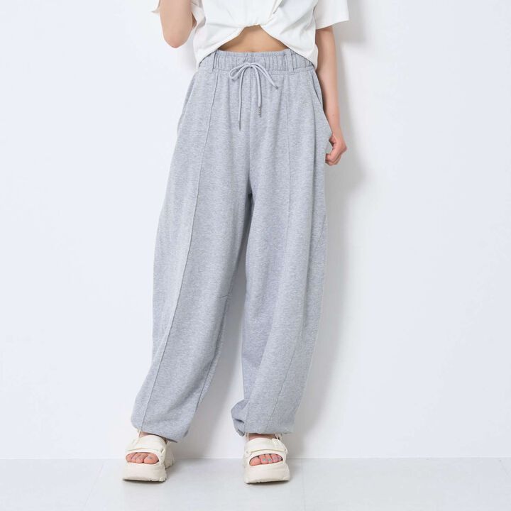 [LTXC/100% Cotton] Back Logo Curve Sweatpants,Top gray, medium image number 13