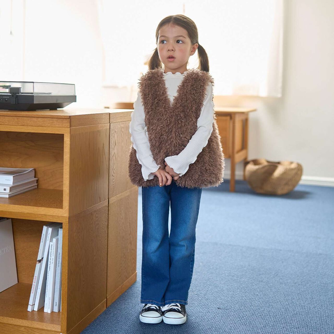 Fluffy and Soft Halloween Fur Vest,Mint, large image number 25