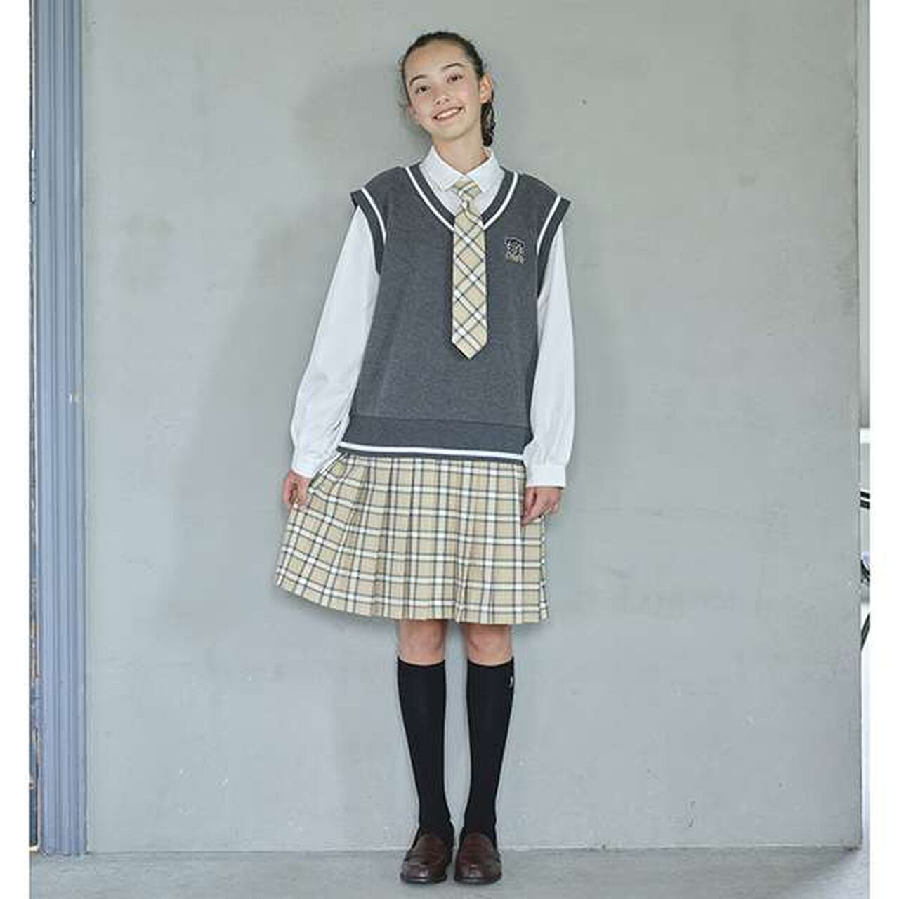 Tie-Detail Docking Dress,Navy, large image number 4