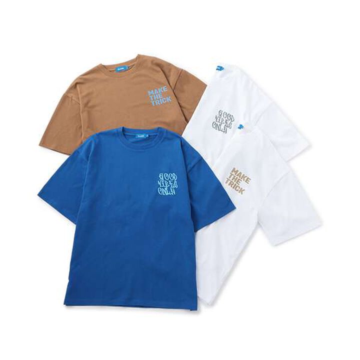 [Cool Touch] High Cool Cotton Dog Print Short Sleeve T-Shirt,Blue, medium image number 10