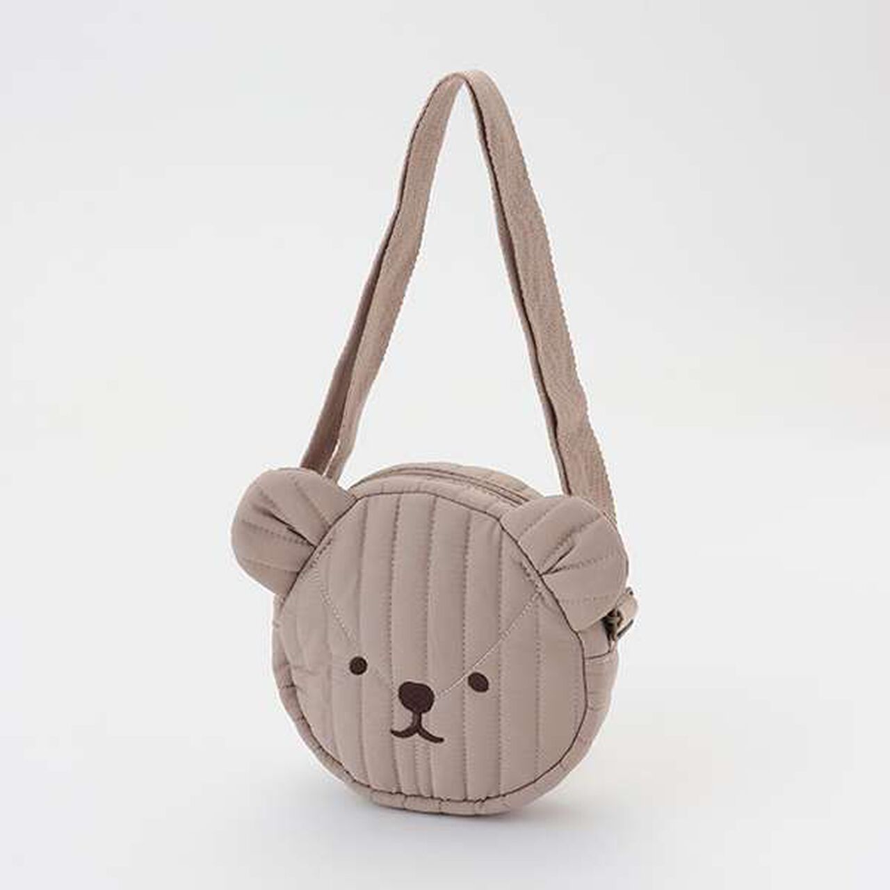 Pupu & Tete Face Shoulder Bag,Mocha tea, large image number 0