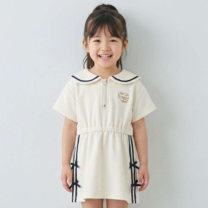 Half-Zip One-Piece Dress,, medium