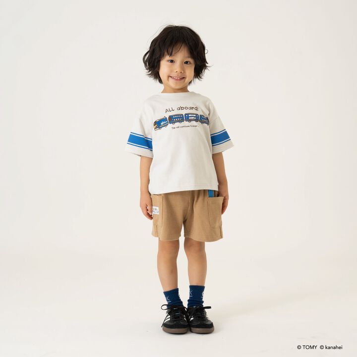 Gather! Plarails [Tomo Pants] Rails Jokers / 4-Length Pants,Moderate blue, medium image number 9