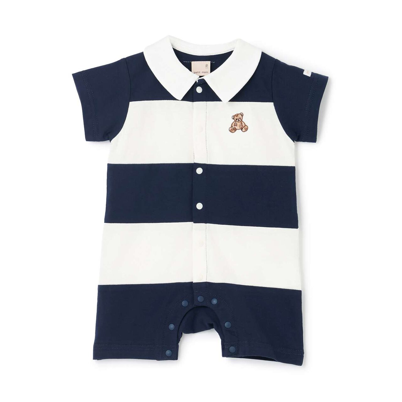 Color Block Rugby Coverall,Navy, large image number 0