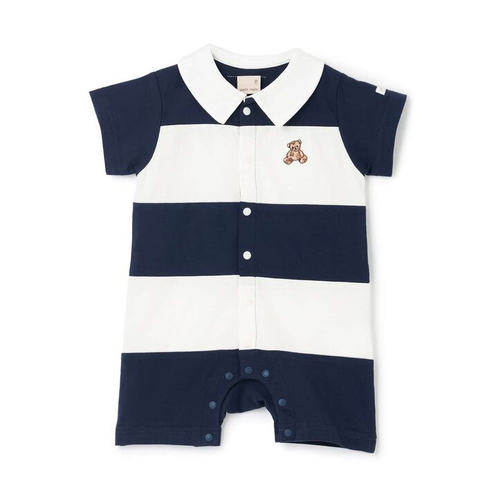 Color Block Rugby Coverall,Navy, medium image number 0