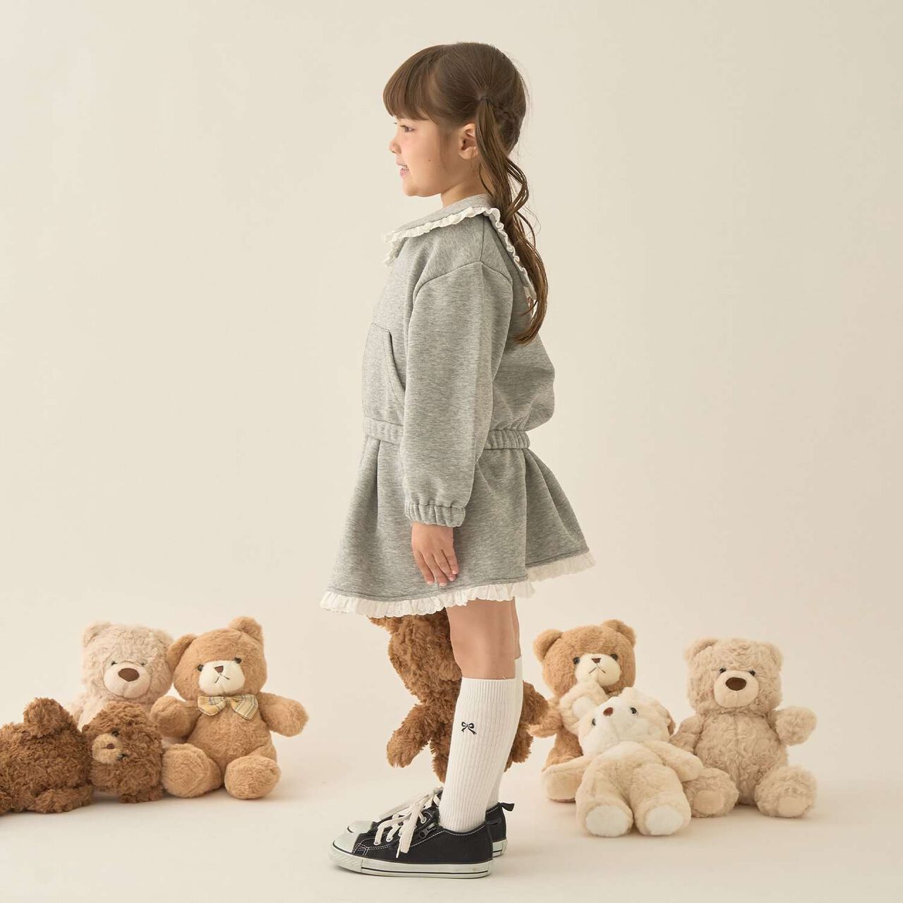 [Lycee Mine Ballet Series] [Coordinatable Setup] Pleated Skirt (Inner Shorts Included),Top gray, large image number 37