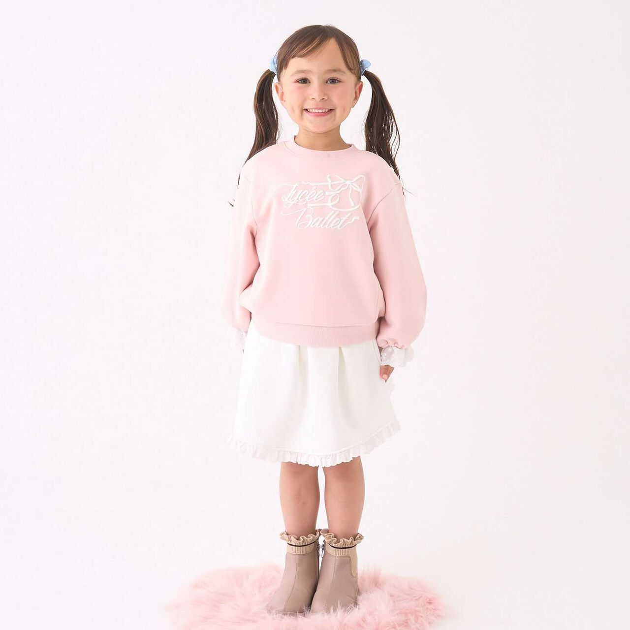[Lycee Mine Ballet Series] Cuff Lace Sweatshirt,Cream, large image number 21