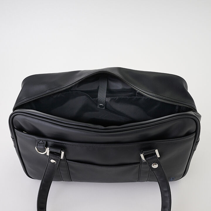 Synthetic Leather School Bag,Black, medium image number 15