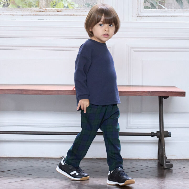 [GOOD PRICE] Waffle Long-Sleeve T-Shirt,Blue, medium image number 2