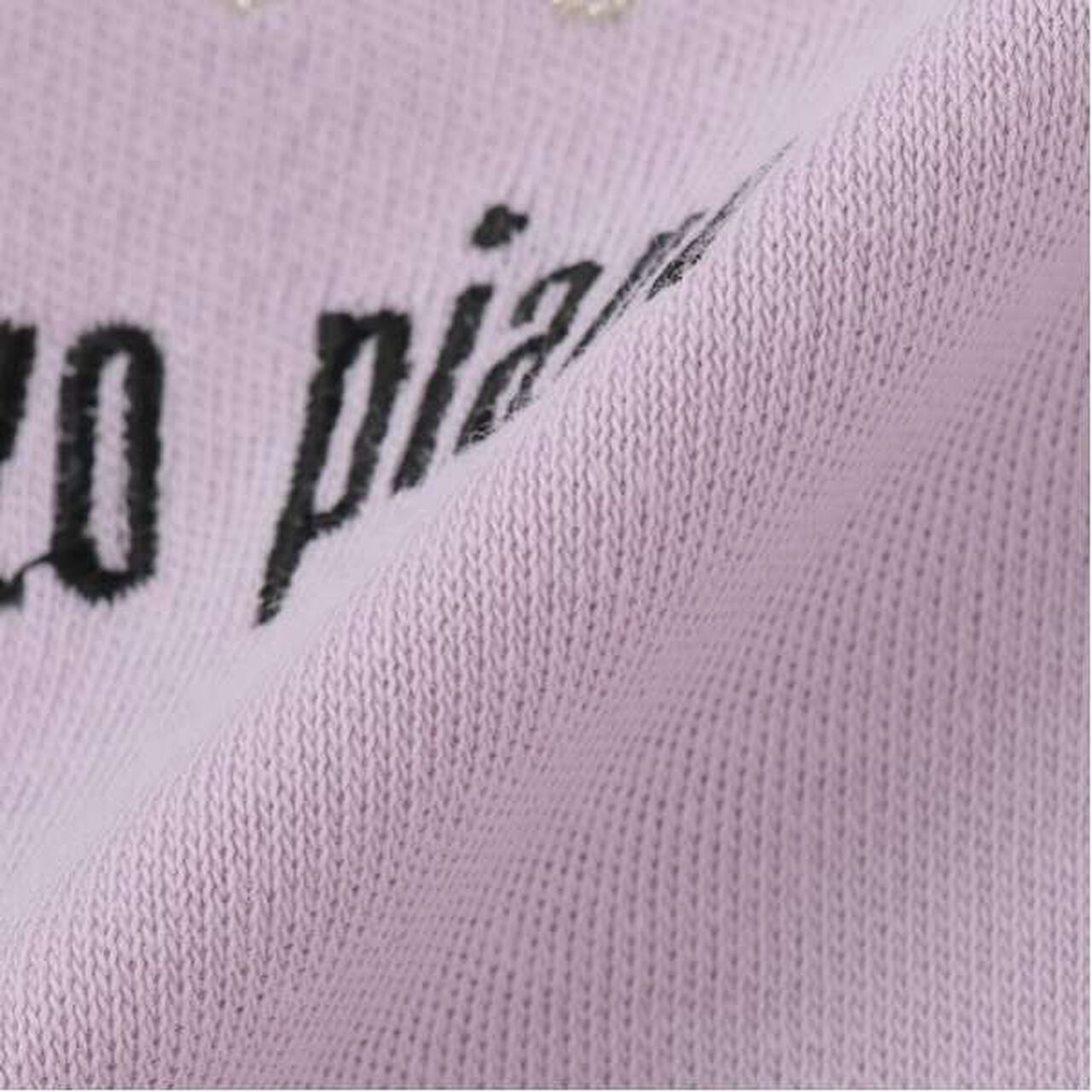 Frame Scalloped Hem Long Sleeve T-Shirt,Lavender, large image number 6