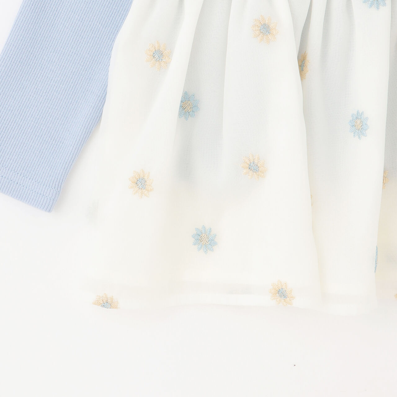 Link Floral Embroidery Tunic Set,Light blue, large image number 9