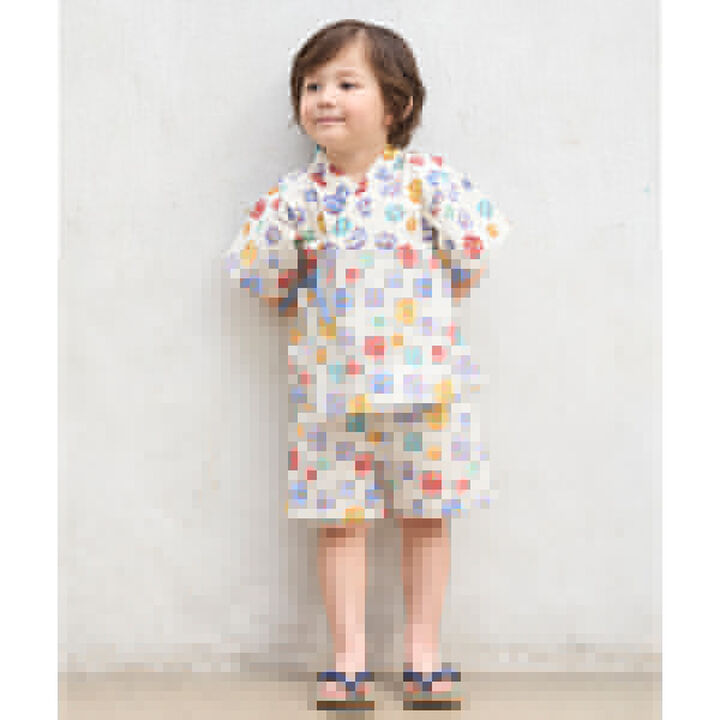 Girls Baby Jinbei,Red, medium image number 6