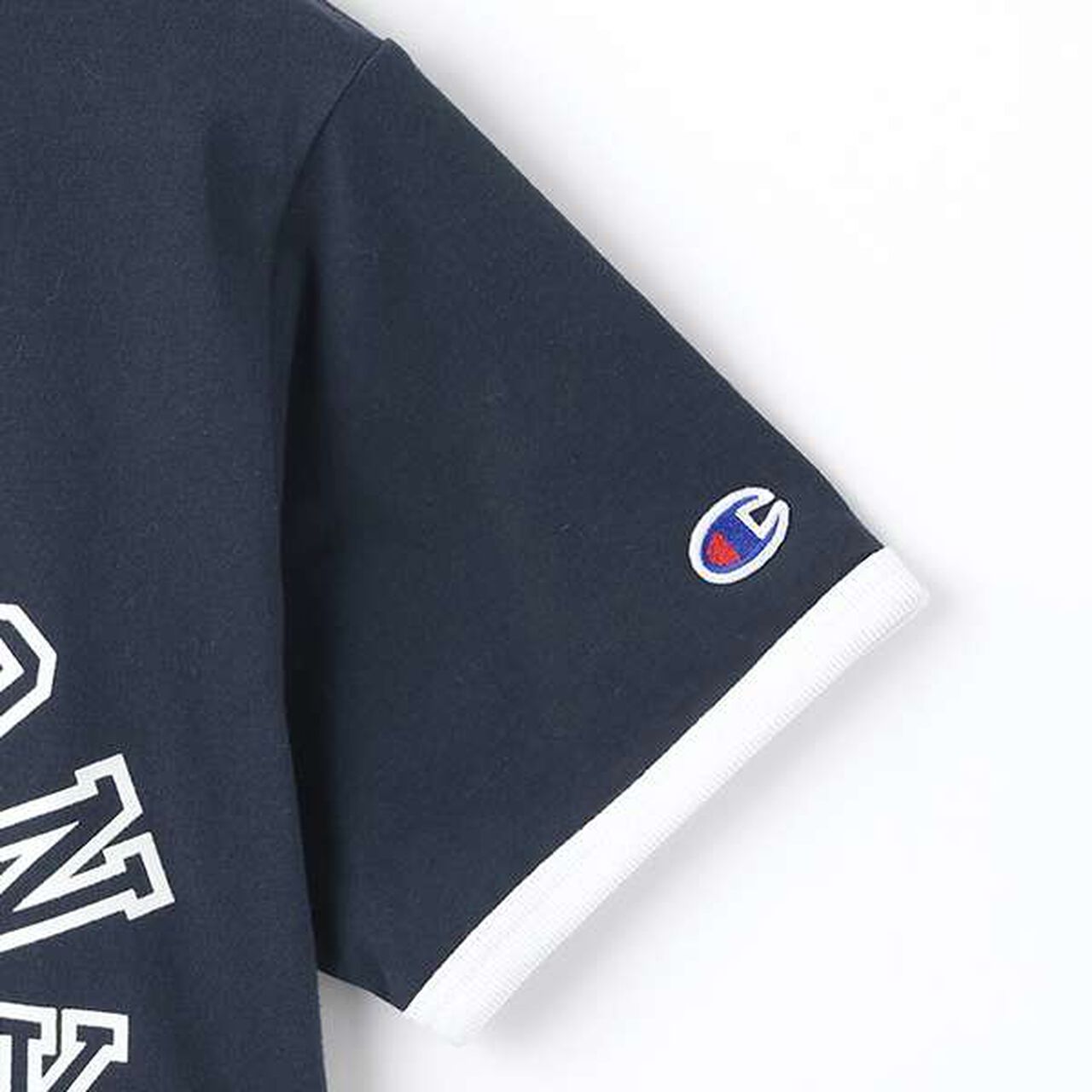 [Champion] Ringer Short Sleeve T-Shirt,Off white, large image number 8