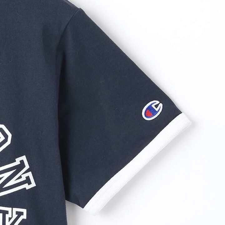 [Champion] Ringer Short Sleeve T-Shirt,Off white, medium image number 8