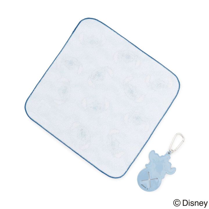[Disney] [Stitch] LTXC Hand Towel with Carabiner,Sax blue, medium image number 2