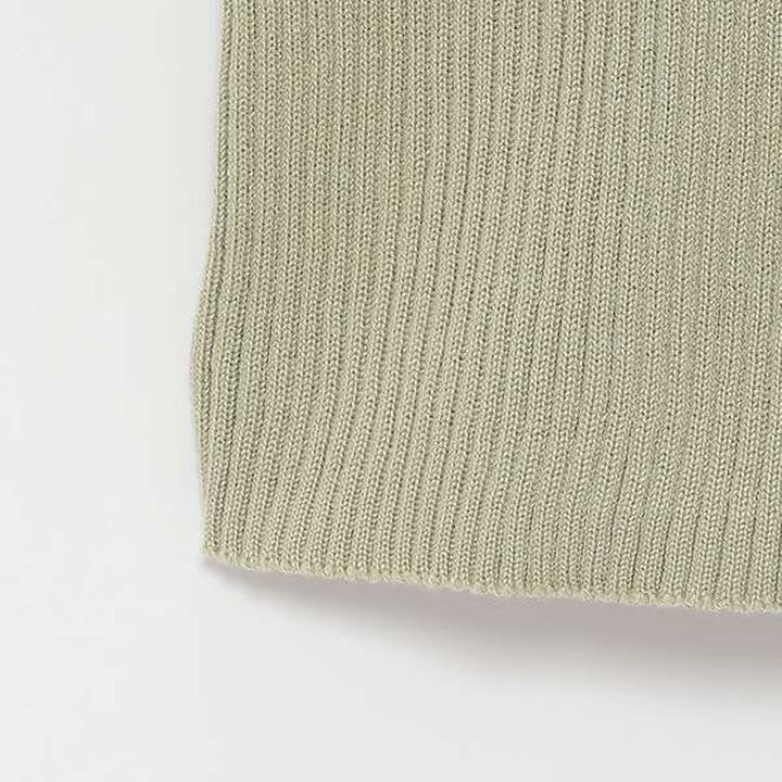 Big Collar Zip Knit,Off white, medium image number 14