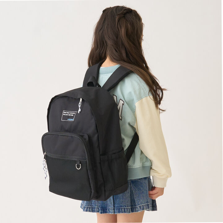 [15L] Water-Repellent Backpack with Mesh Pocket [A4 Size],, medium