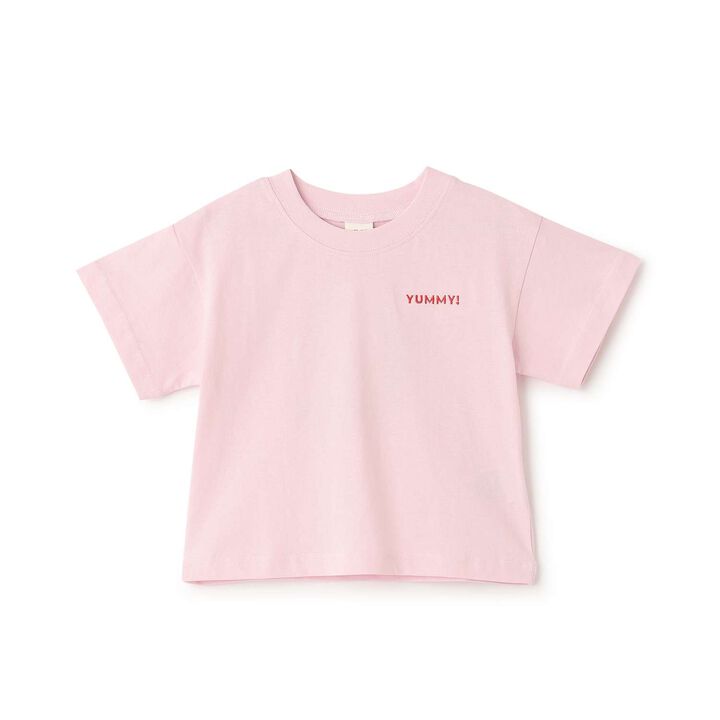 [Affordable/Web Exclusive] Back Print Short Sleeve T-Shirt,Light pink, medium image number 15