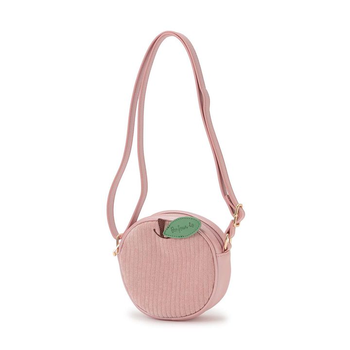 Knit Cord Apple Shoulder Bag,Pink, medium image number 0