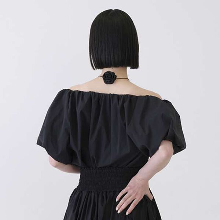 [LADIES] 2 WAY Blouse,Black, medium image number 17