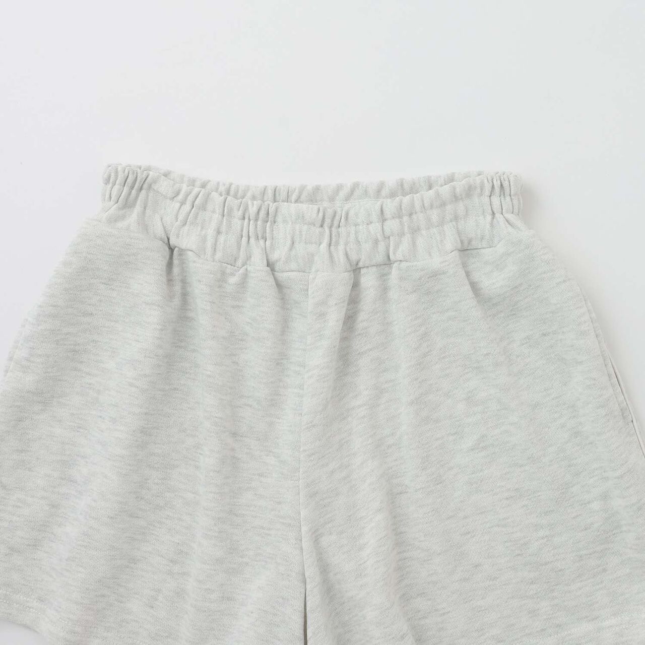 College Logo Mini Lined Long-Sleeve & Half Pants Set,Top gray, large image number 14
