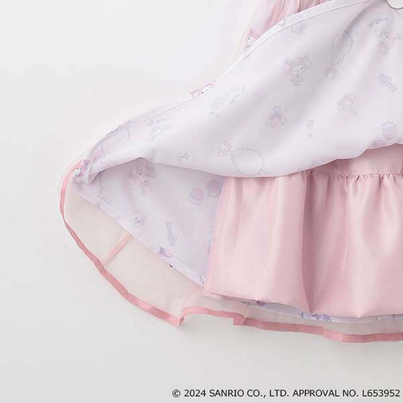 Dressed-Up My Melody Blouse & One-Piece Dress Set,Pink, large image number 3