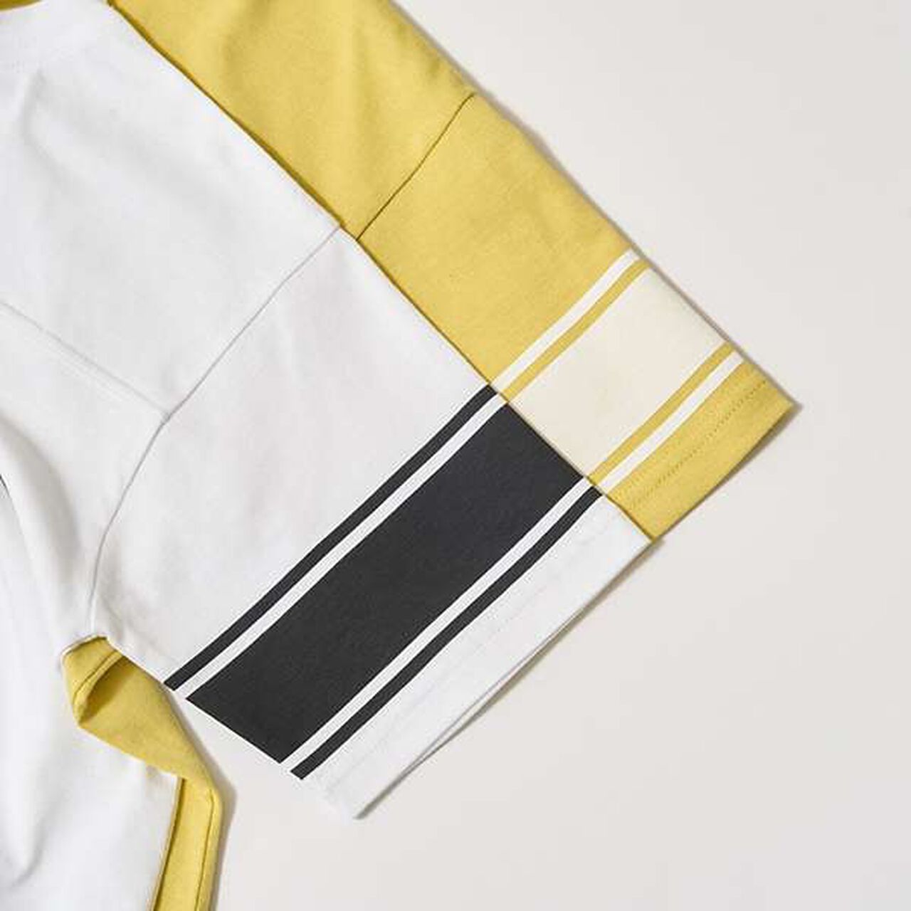 [Reversible] Line Print T-Shirt (Comfortable Jersey Fabric),Deep blue, large image number 33